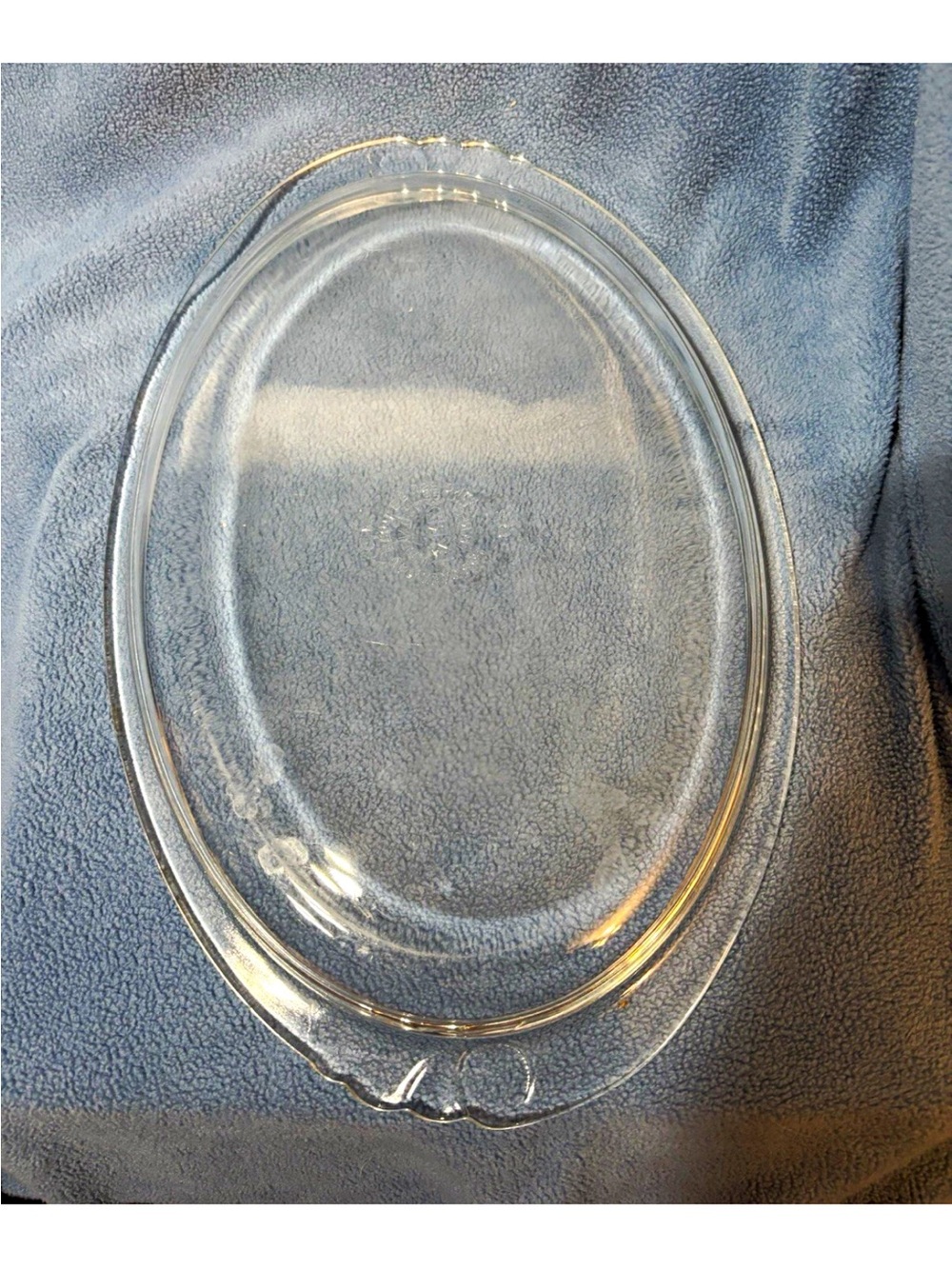 Pyrex Clear Oval Glass Serving Platter